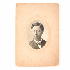 Antique Photograph Cabinet Card of Man from Grantsburg WI (c.1890s) - thirdshift
