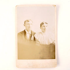 Antique Photograph Cabinet Card of Man from Washburn WI (c.1890s) - thirdshift