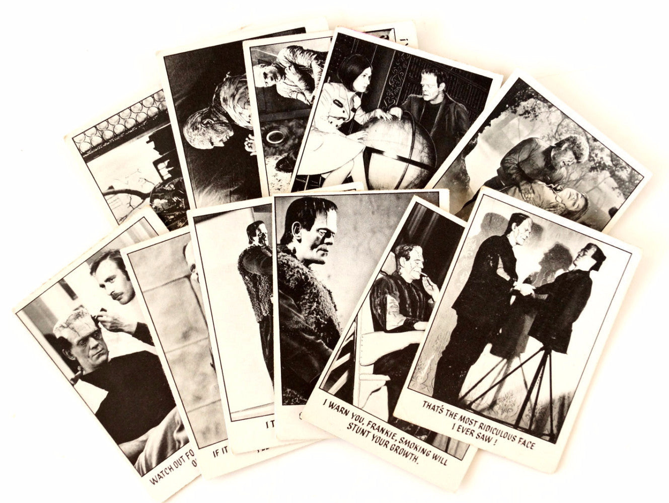 old cards with cars and monsters driving Vintage "You'll Die Laughing" Trading Cards, Set of 11 (c.1970s) N1 – ThirdShiftVintage.com