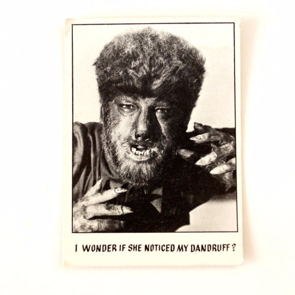 the laughing monsters Vintage "You'll Die Laughing" Trading Card #35 by Topps (c.1973) – ThirdShiftVintage.com