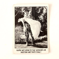 Vintage "You'll Die Laughing" Trading Card #26 by Topps (c.1973) - thirdshift