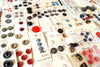 Vintage Button Collection, Tin Filled with 503 Buttons on Original Cards (c.1960s) - thirdshift
