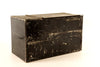 Vintage Metal Safe Deposit Box in Black (c.1940s) - thirdshift