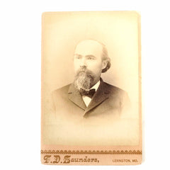 Antique Photograph Cabinet Card of Man from Missouri (c.1880s) - thirdshift