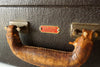 Vintage Flagship Airliner Black Leather Luggage by Wahl-Dredge, Inc. (c.1940s) - thirdshift