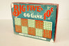 Vintage Big Five 66 Game Unused 10 Cent Punch Board with Key (c.1940s) - thirdshift