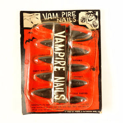 Vintage Vampire Nails Halloween Disguise, Sealed in Original Package (c.1963) - thirdshift