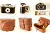 Vintage Miniature Homer Spy Camera with Original Leather Case (1950s) - thirdshift