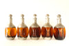 Vintage Royal Holland Pewter Daalderop Pinched Decanter, Amber and Metal N1 (c.1930s) - thirdshift