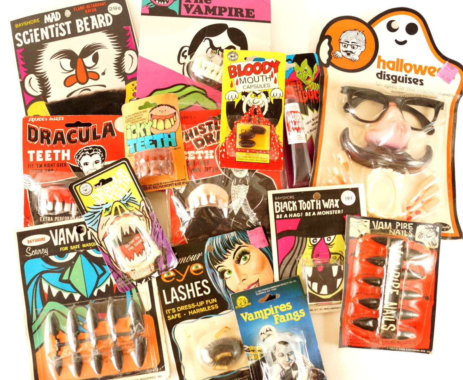 vintage halloween monsters Vintage Halloween Monster Blood Collectible in Original Package (c.198 – ThirdShiftVintage.com