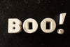 Vintage White Ceramic Push Pins "BOO!" (c.1940s) - thirdshift