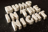 Vintage White Ceramic Push Pins "Bump in the Night" (c.1940s) - thirdshift