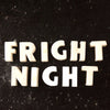 Vintage White Ceramic Push Pins "FRIGHT NIGHT" (c.1940s) - thirdshift