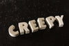 Vintage White Ceramic Push Pins "CREEPY" (c.1940s) - thirdshift