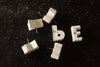 Vintage White Ceramic Push Pins "CREEPY" (c.1940s) - thirdshift