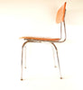 Vintage School Chair, Chrome and Orange Composite, C.F. Church Corex N1 (c.1950s) - thirdshift