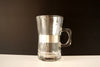 Vintage Beverage Mugs with Handles and Brushed Steel Band, Set of 8 (c.1950s) - thirdshift