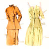 Vintage Wood Paper Doll "Sandy" with Clothing, made by Whitman (c.1940s) - thirdshift