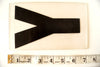 Vintage Industrial Marquee Sign Letter "Y", Black on Clear Thick Acrylic, 7" tall (c.1970s) - thirdshift