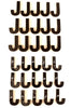 Vintage Industrial Letter "J" 3D Sign Letter in Black Heavy Plastic, 5" tall (c.1980s) - thirdshift