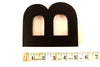 Vintage Industrial Letter "B" 3D Sign Letter in Black Heavy Plastic, 5" tall (c.1980s) - thirdshift