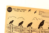 Vintage Sears Rail Bird Target No. 12 Paper Shooting Target, 9 x 6 inches (c.1940s) - thirdshift