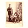 Antique Photograph Cabinet Card of 2 Young Men (c.1890s) Gottlieb and Rudolph Blatter - thirdshift