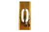 Vintage Brass Stencil Letter "O" Reese's Interlocking Stencils, 4" tall (c.1950s) - thirdshift