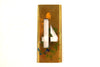 Vintage Brass Stencil Number "4" Reese's Interlocking Stencils, 4" tall (c.1950s) - thirdshift