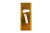 Vintage Brass Stencil Number "7" Reese's Interlocking Stencils, 4" tall (c.1950s) - thirdshift