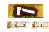 Vintage Brass Stencil Number "7" Reese's Interlocking Stencils, 4" tall (c.1950s) - thirdshift