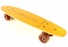 Vintage Roller Derby X24 Skateboard in Yellow, Wood Skateboard (c.1970s) - thirdshift