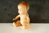 Vintage Composition Baby Doll with Molded Hair, Jointed Arms, Legs, 9" (c.1920s) N4 - thirdshift