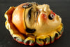 Vintage Smoking Clown Chalkware String Holder Face with Cigar (c.1940s) - thirdshift