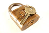 Vintage Yale and Towne Padlock with Trefoil Logo and Original Yale Key (c.1950s) - thirdshift