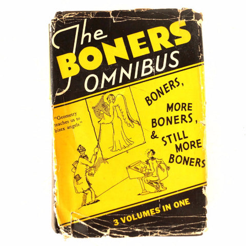 Vintage "The Boners Omnibus" Book, 3 volumes, illustrated by Dr. Seuss (c.1931) - thirdshift