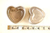 Vintage Aluminum Heart Shaped Jello or Cake Mold in Silver, Small (c.1970s) - thirdshift