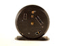 Vintage Westclox Alarm Clock in Black and Ivory (c.1943) - thirdshift