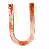 Vintage Industrial Metal Letter "U" Marquee Sign, 10 inches tall (c.1950s) N1 - thirdshift