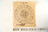 Vintage 5 Shot Poker Hand Paper Shooting Target (c.1950s) - thirdshift