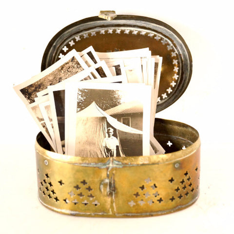 Vintage Brass Trinket / Cricket Box (c.1970s) - thirdshift