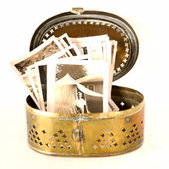 Vintage Brass Trinket / Cricket Box (c.1970s) - thirdshift