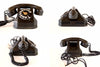 Vintage Rotary Monophone Telephone, Bakelite, Automatic Electric (c.1940s) - thirdshift