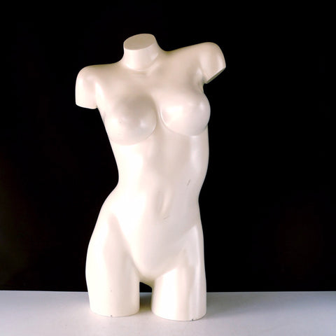 Vintage Female Torso Mannequin, Life Size (c.1970s) - thirdshift