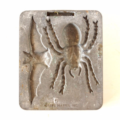 Vintage Creepy Crawlers Tarantula Bat Mold, Mattel Thingmaker #4477-056-6B (c.1964) E - thirdshift