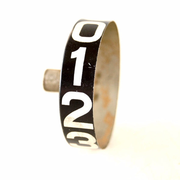 Vintage Metal Number Wheel, Number 0 - 9 (c.1950s) N2 ...