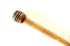 Vintage Industrial Textile Wood Quill Bobbin Spool with Metal Bands (c.1920s) N3 - thirdshift