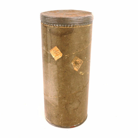 Vintage Mailing Tube with Screw Top by Improved Mailing Case Co. 10.5" tall (c.1920s) - thirdshift