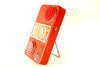 Vintage Danger Flashing Safety Light Sign in Red by Road Guardian, SWANK (c.1950s) - thirdshift