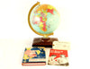 Vintage Replogle Reference World Globe with Atlas, 10" diameter (c.1954) - thirdshift